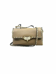 VALENTINO Beige Leather Handbag